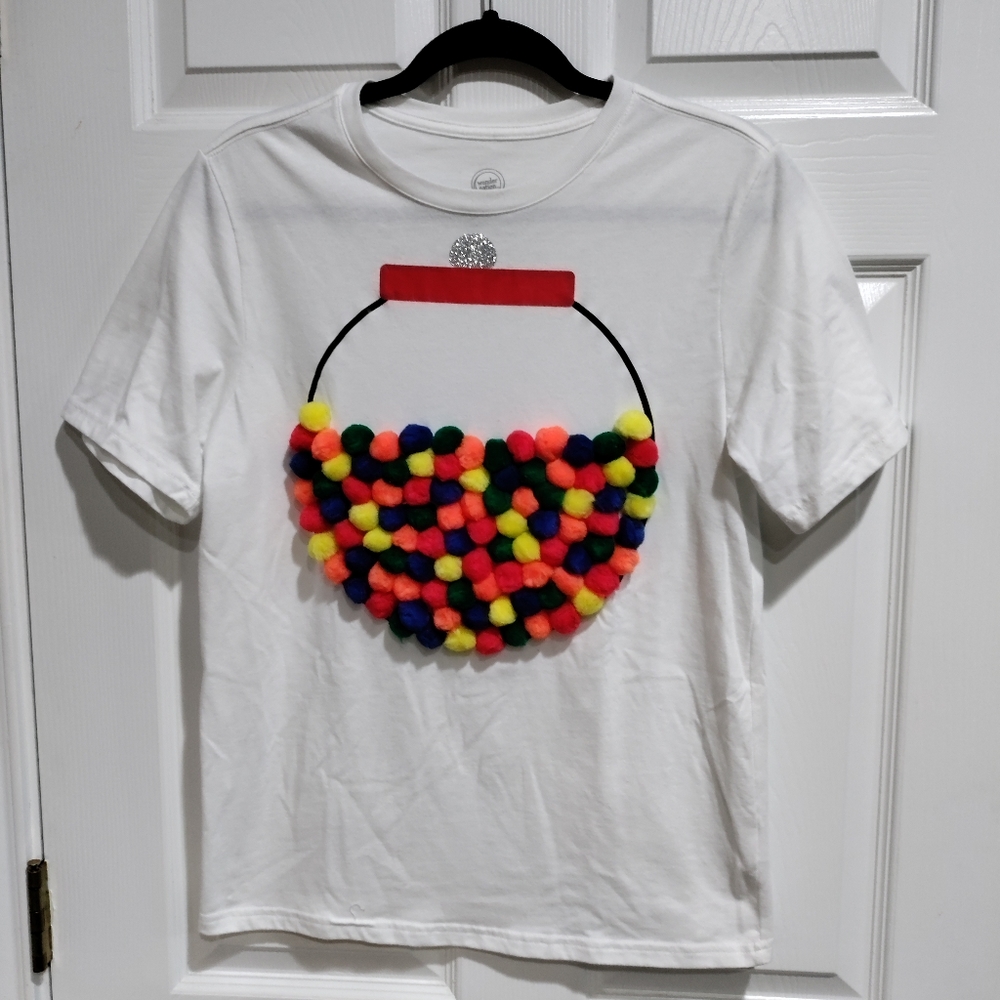 Wonder Nation kid's bubble gum machine shirt size Husky 14-16